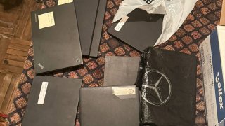 As a Result of Searches Large Quantities of Flammable Objects Intended to Damage Power and Internet Cables on Street Found